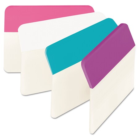 Post-It 2" Angled Tabs, 1/5-Cut Tabs, Assorted Pastels, 2" Wide, PK24 686A-PWAV